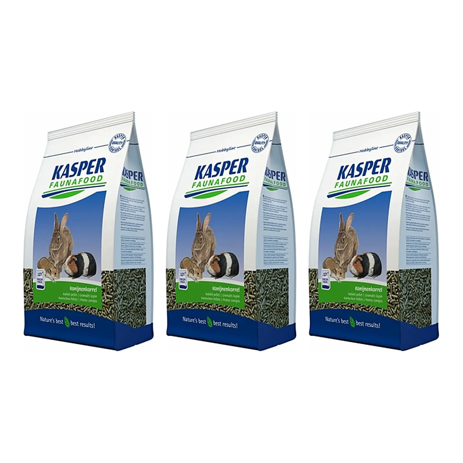 Kasper Faunafood Hobbyline konijnenkorrel 4 kg – multipack 3 stuks - Afbeelding 1