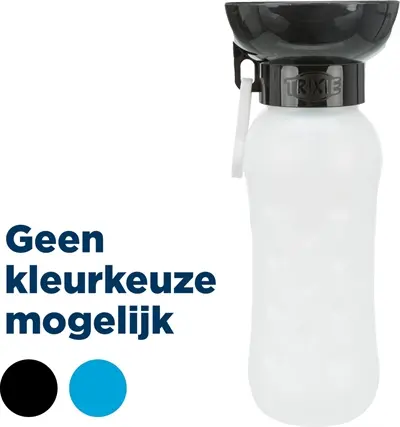 Trixie waterdispenser voor onderweg 550 ml assorti – 3 stuks