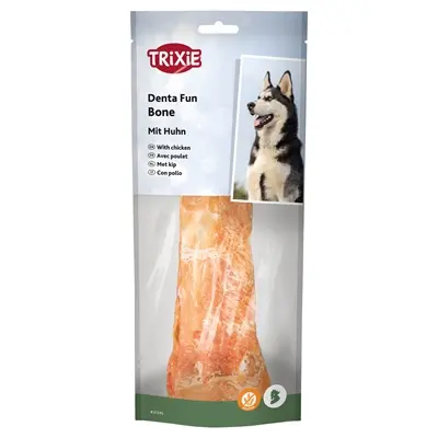 Trixie Denta Fun Chicken Chewing Bone 20 cm 200 g – runderhuid en kip