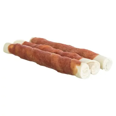 Trixie Denta Fun Duck Chewing Rolls 17 cm 140 g – runderhuid met eend