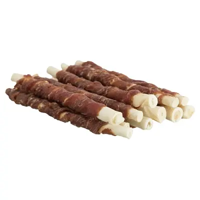 Trixie Denta Fun Duck Chewing Rolls 12 cm 240 g – voordeelzak