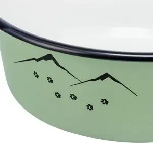 Trixie voerbak emaille groen 17 cm 900 ml – 4 stuks - Afbeelding 6