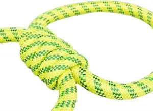 Trixie Aquatoy trekspeeltje touwringen geel/groen 42 cm – 3 stuks, drijvend - Afbeelding 5
