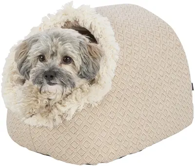 Trixie kattenmand iglo Boho beige 35 x 41 x 26 cm – wendbaar kussen