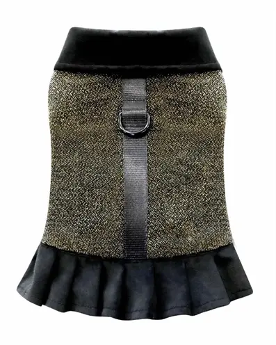 Croci hondentuig Goldie M 43-45 cm – jurkje met kraagje
