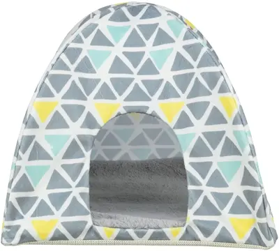 Trixie wigwam Sunny voor hamsters en degoes 37 x 35 x 37 cm – 3 stuks