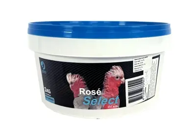 Hareco Rosé Select vogelvoer met pellets 1,5 kg – voor Rosé kaketoes