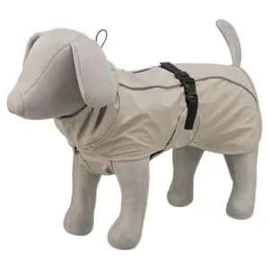 Trixie Be Nordic regenjas hond Husum zand 35 cm – met col en buikflap - Afbeelding 4