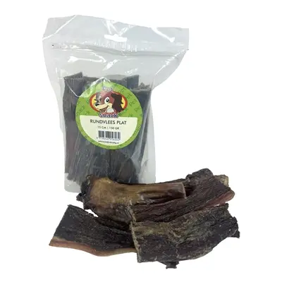 Petsnack rundvlees plat 15 cm 150 g – gedroogde strips hond