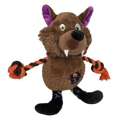 Croci hondenknuffel Fright weerwolf met flostouw 30 cm