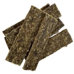 Petsnack buffel vleesstrips 300 g – gedroogde platte strips - Afbeelding 6