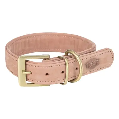 Trixie halsband hond Pure leer roze M 36-43 x 3 cm