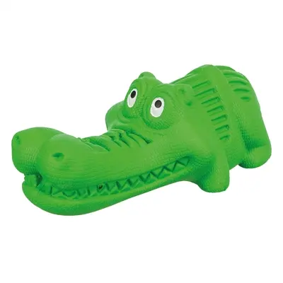 Trixie snackspeeltje krokodil natuurrubber groen 18 cm – 2 stuks