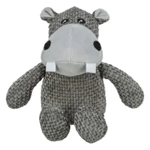 Trixie hondenknuffel nijlpaard pluche 31 cm, 3 stuks - Afbeelding 1
