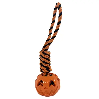 Fofos Halloween werpflostouw met pompoen TPR 31 cm