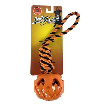Fofos Halloween werpflostouw met pompoen TPR 31 cm