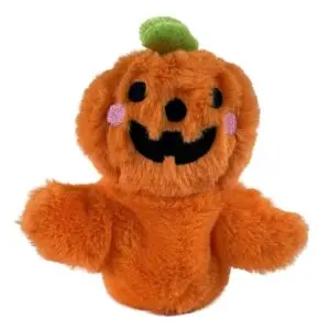 Fofos Halloween kattenspeeltje swinging pompoen 15 cm - Afbeelding 1