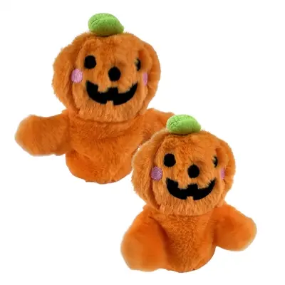 Fofos Halloween kattenspeeltje swinging pompoen 15 cm