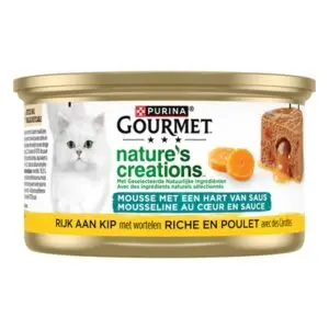 Gourmet Nature's Creations Hart van Saus kip 24 x 85 g - Afbeelding 4