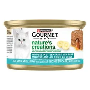 Gourmet Nature's Creations Hart van Saus kabeljauw 24 x 85 g - Afbeelding 4
