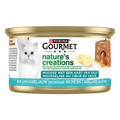 Gourmet Nature's Creations Hart van Saus kabeljauw 24 x 85 g