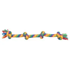 Trixie flostouw regenboog 61 cm – trektouw voor honden - Afbeelding 1