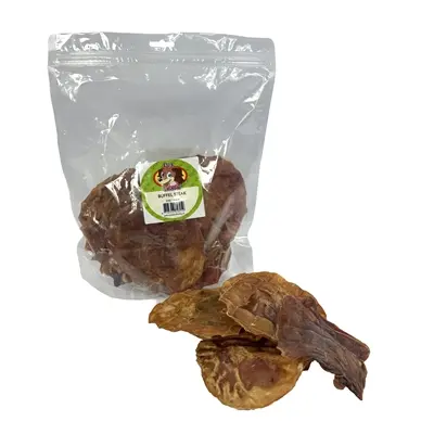Petsnack buffel steak 250 g – kauwsnack van gedroogde buffelblaas