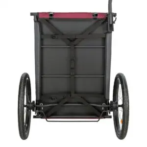 Trixie hondenfietskar grijs/rood 76/136 x 66 x 74 cm – tot 22 kg - Afbeelding 6
