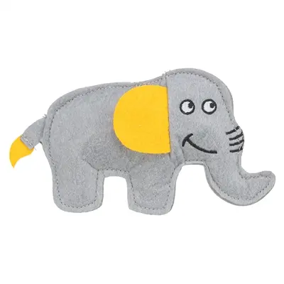 Trixie kattenspeeltje olifant vilt met catnip 15 cm, 4 stuks
