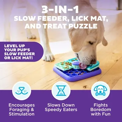 Nina Ottosson Lick'n'Flip level 1 19 x 19 x 5 cm – puzzel en likmat