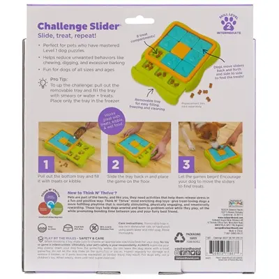 Nina Ottosson denkspel hond Challenge Slider level 2 26 x 24 x 5 cm