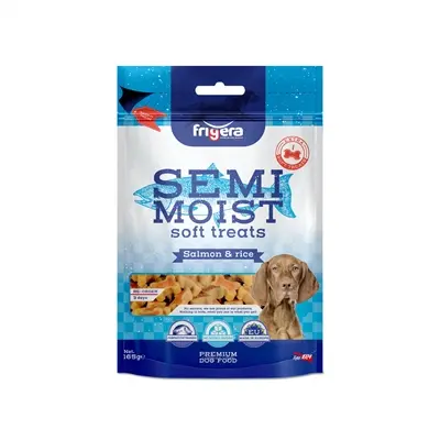 Frigera Soft Treats botjes zalm en rijst 10 x 165 g