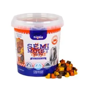 Frigera Soft Treats mini hartjes mix 500 g – zachte hondensnack - Afbeelding 1