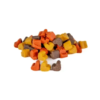 Frigera Soft Treats mini hartjes mix 500 g – zachte hondensnack
