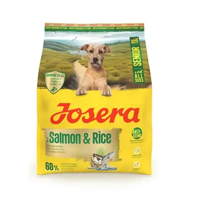 Josera hondenvoer Senior zalm en rijst 900 g – vetarm