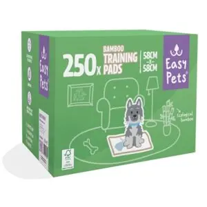 Easypets puppy training pads bamboe 58 x 58 cm – 250 stuks - Afbeelding 1