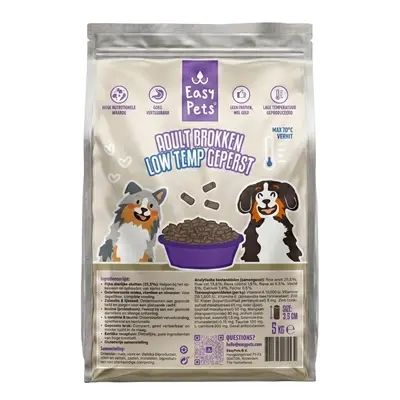 Easypets hondenvoer Low Temp geperst Adult 5 kg – glutenvrij