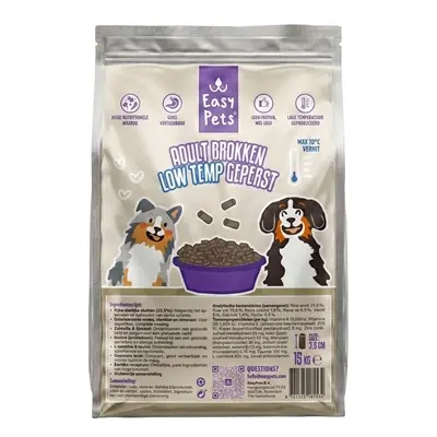 Easypets hondenvoer Low Temp geperst Adult 15 kg – glutenvrij