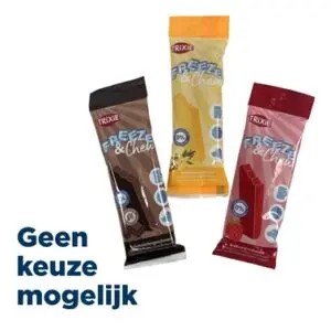 Trixie Freeze & Chew reep hondensnack 65 g – verkoelend ijsje, assorti - Afbeelding 1