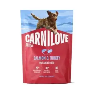 Carnilove hondenvoer Active Adult zalm en kalkoen 1,5 kg – graanvrij - Afbeelding 1