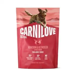 Carnilove hondenvoer Active Adult hert, rendier en wild zwijn 1,5 kg - Afbeelding 1