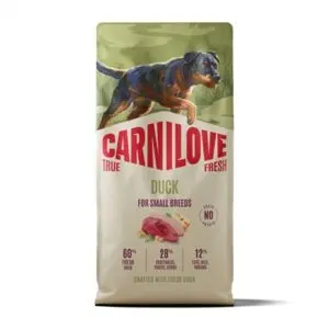 Carnilove hondenvoer True Fresh Adult Small Breed eend 4 kg – graanvrij - Afbeelding 1