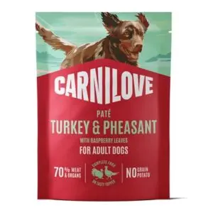 Carnilove hondenvoer pouch kalkoen, fazant en frambozenblad 12 x 300 g - Afbeelding 4