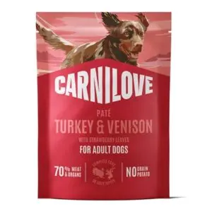Carnilove hondenvoer pouch kalkoen, hert en aardbeienblad 12 x 300 g - Afbeelding 4