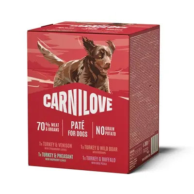 Carnilove hondenvoer pouch multipack 4 x 300 g – 4 smaken