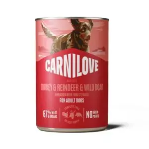 Carnilove hondenvoer blik kalkoen, rendier en wild zwijn 6 x 400 g - Afbeelding 4
