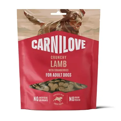 Carnilove hondensnack Crunchy lam en cranberry 200 g – graanvrij