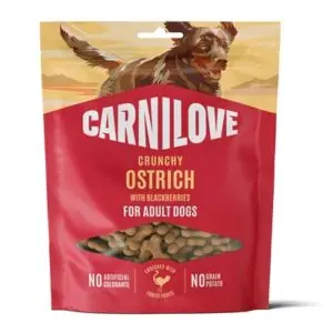 Carnilove hondensnack Crunchy struisvogel en braam 200 g – graanvrij - Afbeelding 1