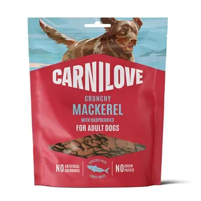 Carnilove hondensnack Crunchy makreel en framboos 200 g – graanvrij