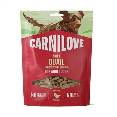 Carnilove hondensnack Soft kwartel en oregano 200 g – graanvrij